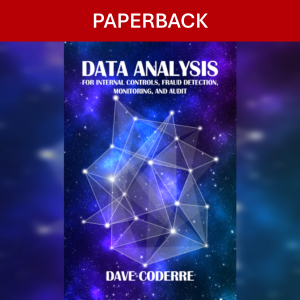Data Analysis For Internal Controls, Fraud Detection, Monitoring, and Audit (paperback book)