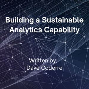 Building a Sustainable Analytics Capability