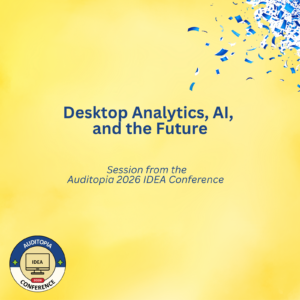 Desktop Analytics, AI and the Future (1.5 CPE)