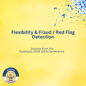IDEA: Flexibility for Red Flag / Fraud Detection (1.2 CPE)